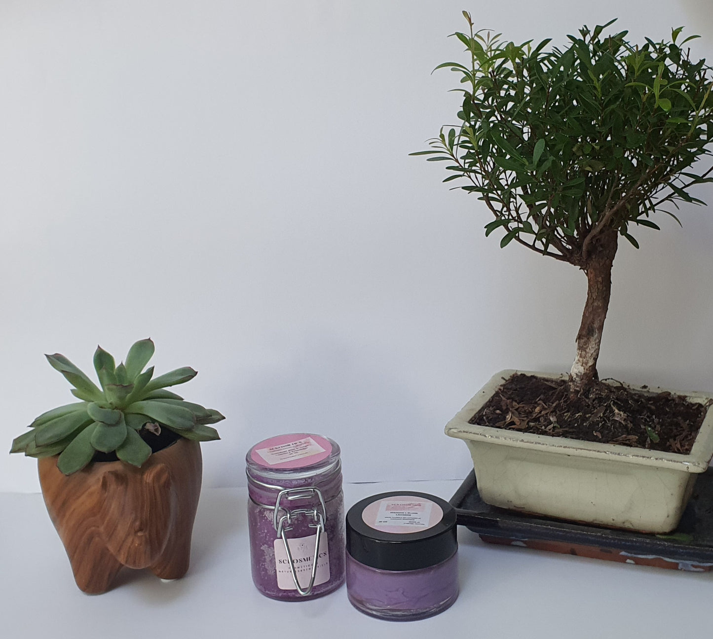 Coffret Violet - Gommage pour le corps et masque visage - Natural'Yita