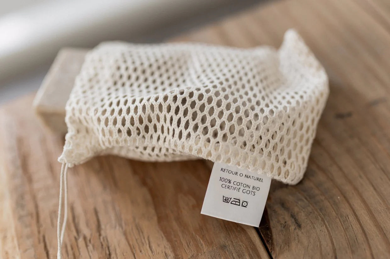 Filet à savon en coton bio - Natural'Yita