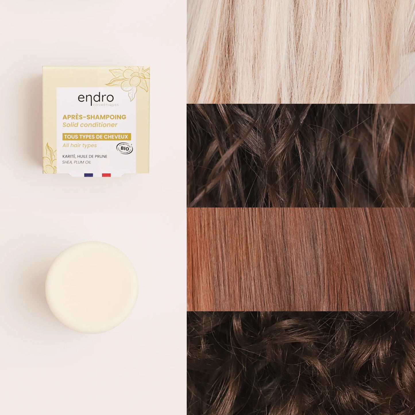 Après shampoing Solide - Endro cosmétiques - Natural'Yita