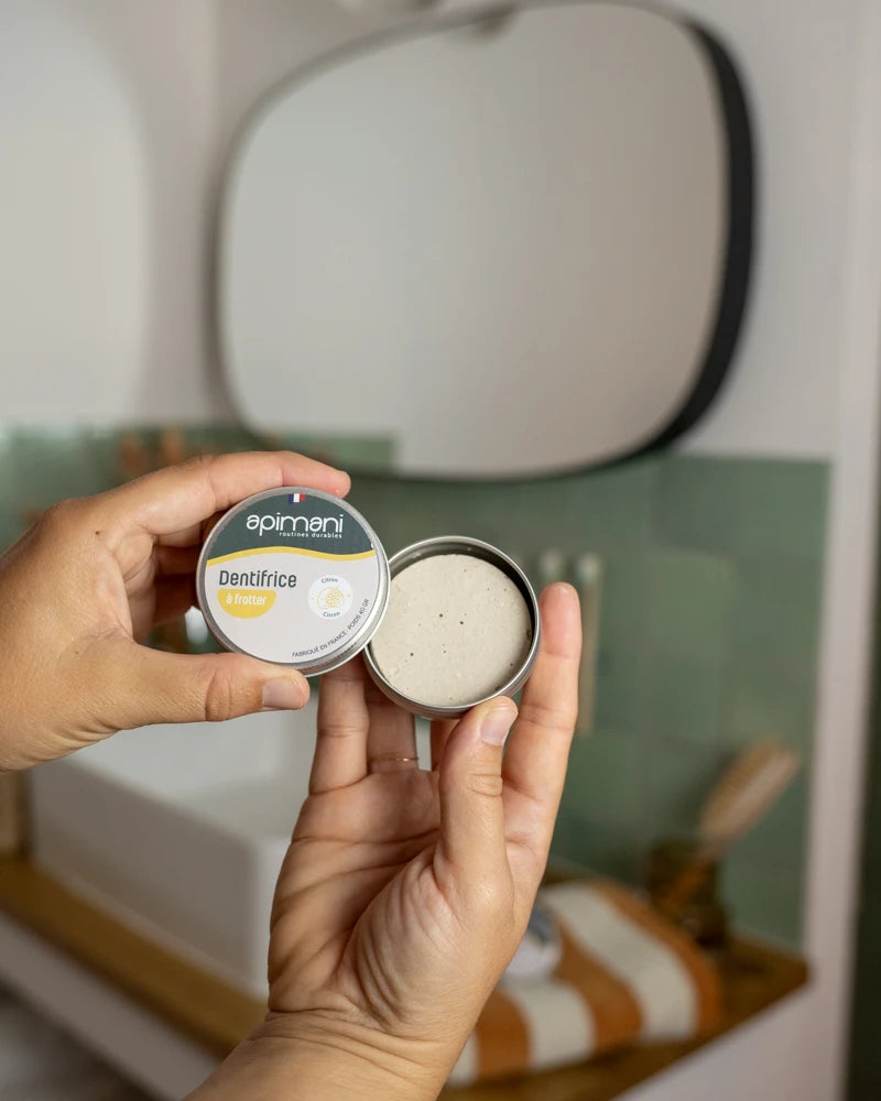Dentifrice solide à frotter – Citron - Natural'Yita