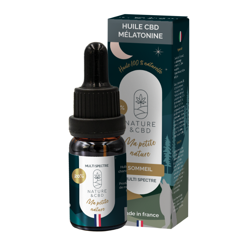Huile CBD 20% et mélatonine - Ma Petite Nature - Natural'Yita
