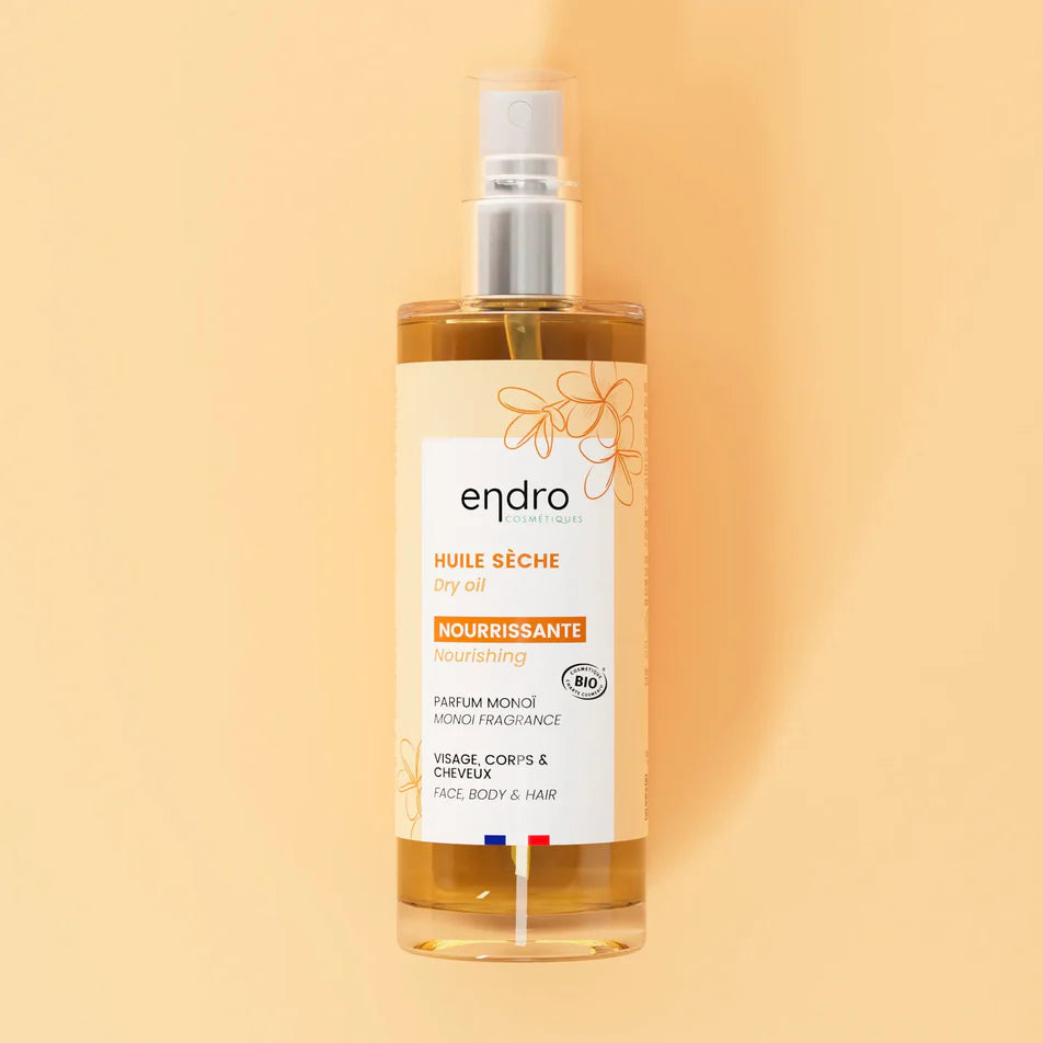 Huile sèche - Nourrissante - Parfum monoï - Endro cosmétiques - Natural'Yita