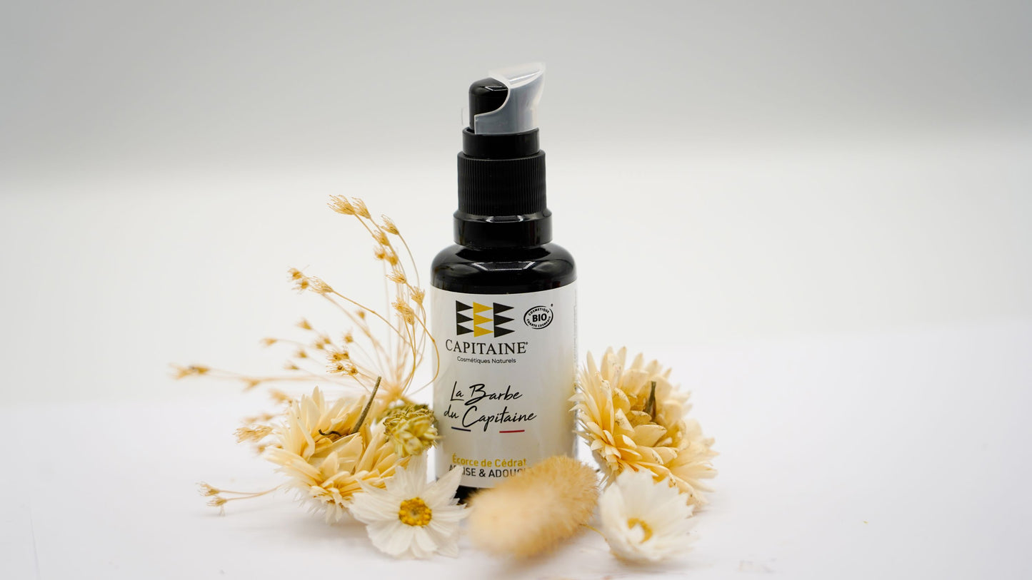 La barbe du capitaine - huile nourrissante - Huile de Chanvre - Ricin - Amande douce - Natural'Yita