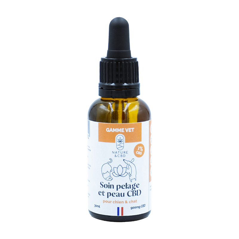 SOIN PELAGE ET PEAU 3% CBD ANIMAUX - Natural'Yita