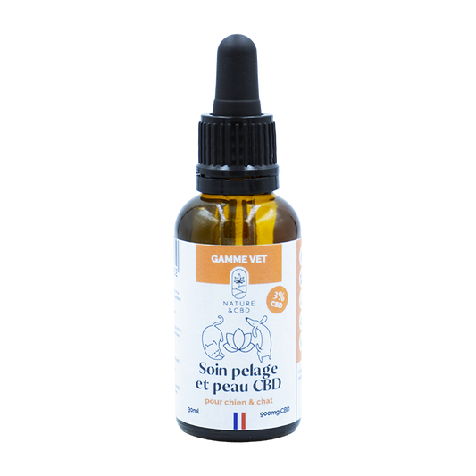 SOIN PELAGE ET PEAU 3% CBD ANIMAUX - Natural'Yita