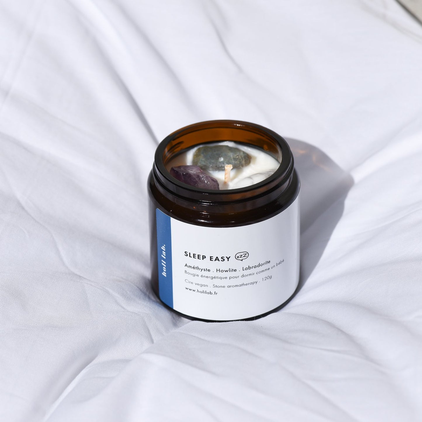 Bougie énergétique vegan parfumée - Sleep easy - Natural'Yita