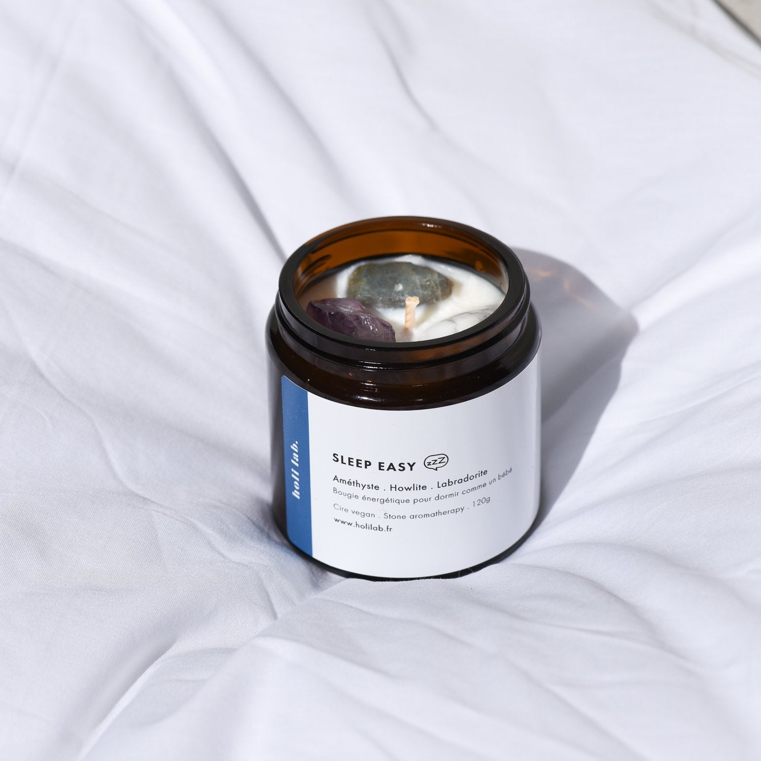 Bougie énergétique vegan parfumée - Sleep easy - Natural'Yita